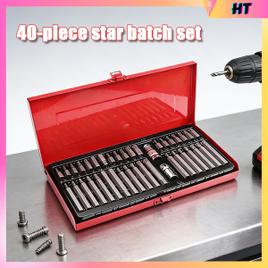40pcs Allen bits set 1/2 drive and 3/8 drive heavy duty