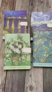 Diary A5 Sketch Book Journal Art Van Gogh Simple Blank Paper Style | Buku Catatan Diary Polos Hard Cover
