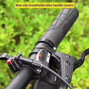 Bicycle Grips Soft Rubber Mountain Bike Handle Lock Rubber Handle Cover For MTB Mountain Bike Shockproof Anti-Slip Handlebar Cover