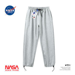 Wassup Panda Grey Sports Pants Mens Casual Straight Leg Loose Basketball Cuffed Sweatpants Trendy Spring Autumn Leisure