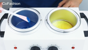 Double Pot Wax Heater Smart Intelligent Bean Wax Melting Machine Beeswax Hair Depilatory Heater Removal Pot Set