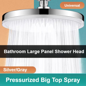 High Pressure Showerhead 6 Mode Big Panel Rainfall Shower Head Top Rain Sprayer Shower Faucet Bathroom Accessories