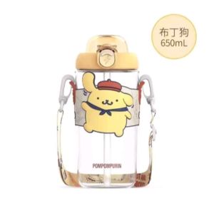 Botol Minum Import Sanrio / Botol Sedotan Anak / Botol Cinnamoroll / Botol Minum Melody / Botol Sedotan Tali Kuromi