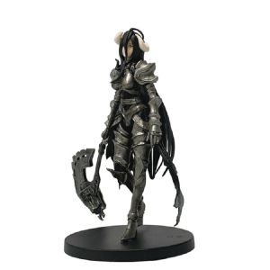 Bandai | 18cm Anime Overlord Figure Albedo Dark Bull Horn Armor&Party Dress Series  Action Figure PVC Collection Model Figurine Toys Gift