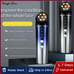 Hengfa Lina 5 in 1 Radio Frequency Skin Tightening Device Microcurrent Facial Massager Red Light Therapy Skin Care Tool for Wrinkles Removal