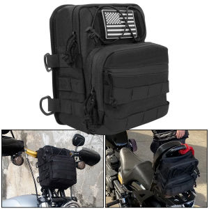 Motorcycle Handlebar Bag Waterproof Club Style Portable T-Bar Bag for Harley Softail Dyna Sportster Street Bob Handle Bar Bag