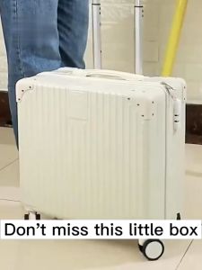 TRAVELCUL Free 14Inch Lightweight Luggage Travel Bag 7kg Hand Carry Luggage 360° Universal Wheels Suitcase Luggage