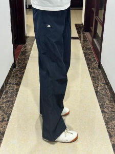 Quick Dry Cargo Pants Mens Summer American Retro Thin Casual Outdoor Sports Straight Tube Climbing Pants Loose Fit Low Waist