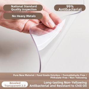 LUOYOUTE | Waterproof Oilsafe Heatresistant Glasslike Tablecloth