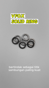 VFOX SOLID RING Cincin Solid Extreme Performance Ring Fishing Pancing Easy Spin Ring Memancing Ikan
