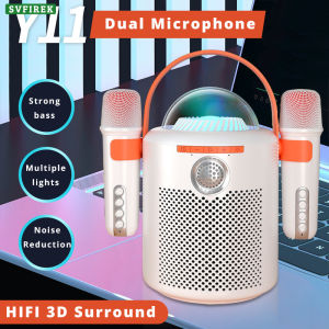 Creative Outdoor Bluetooth Speaker & Wireless Bluetooth Microphone: Family Party Set