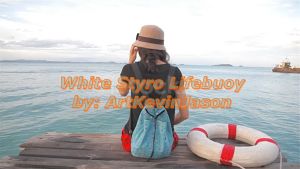 Styro Lifebuoy marine floating rope rescue and emergency purpose river lakes and flooding