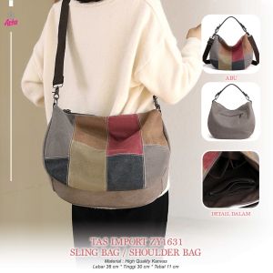 BISA COD Tas Keren Import Sling Bag / Shoulder Bag / Hand Bag High Quality Tas Import ZY1631 Koleksi Tas Kerenz