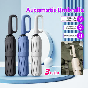 60 Ribs Automatic Umbrella Large Size Auto Open Umbrella UPF50+ Windproof Folding Rain Umbrella Payung Lipat 60骨折叠雨伞 自动雨伞