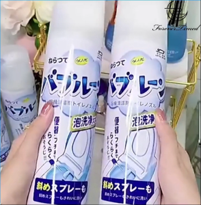 Toilet Foaming Cleaner Bathroom Multi-Surface Deodorizing Stain Removing Scale Removing Cleaning Agent