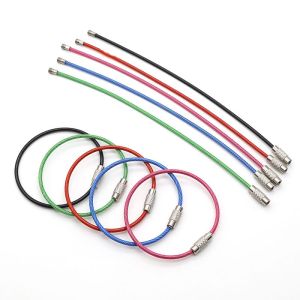 Gelang Gantungan Kunci Kuat Baja Kecil Simple Anti Karat Titanium Aksesoris Fashion KEKINIAN Gantungan Kunci Metal Braided Motor Mobil Tas