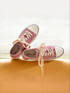 Belle | Height Increase 3CM Canvas Shoes Low Cut Casual Sneakers