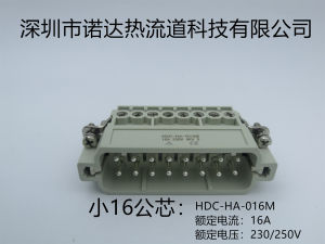 ต่อกลไกแม่เหล็กแบบมีสายร้อนขนาดเล็ก 16 เส้น ชิ้นส่วนสายเคเบิลแบบฮาร์ดแวร์อุตสาหกรรม อุปกรณ์ไฟฟ้า