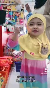 HIJAB ANAK BAYI ORI ALENA MODEL CHANTIKA 0 - 2 TAHUN