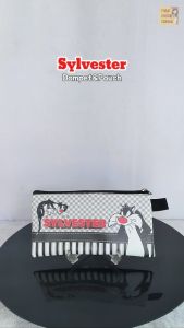 Sylvester Looney Tunes Mini Wallet Case Pouch Sling Bag Tas Selempang Mouse Pad Cover Passport