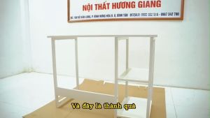 Bàn liền kệ sách B3C ngang 100cm ngang 120cm