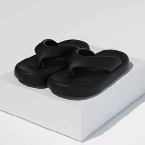 2025 New Womens Roman Style Comfortable EVA Thong Slippers Thick Bottom Slip-On Summer Shoes Anti-Slip Deodorant Soft Sole