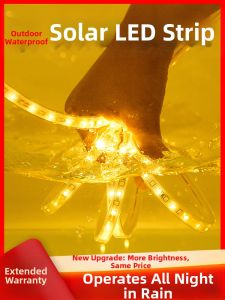 YUANMUXUAN | Outdoor Waterproof Solar Super Bright Self-Adhesive Lighting Strip