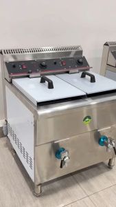 WIRASTAR FRY-G171 Gas Deep Fryer Penggorengan Ayam Kentang Nugget Listrik Stainless Steel