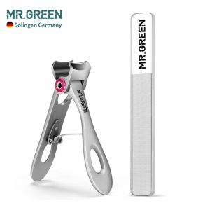 MR.GREEN Nail Clippers Stainless Steel Manicure Fingernail Clippers With Nano Nail File