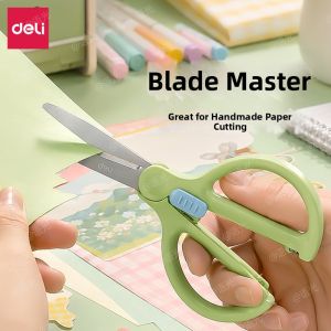 deli | Safety Portable Student Scissors