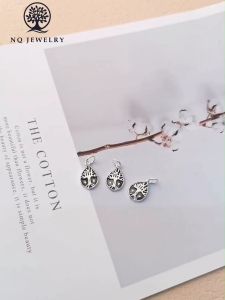 [HCM]Charm S925 giọt nước hình cây treo 14.8x9.6x1.5mm - NQ Jewelry
