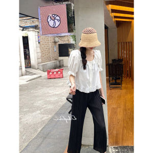 Fashion High-Class French Design High-Waisted Trousers