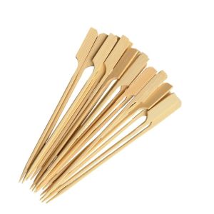 ที่จิ้มหมูย่าง ไส้กรอก หมู กุ้ง กุ้ง ที่ใช้แล้วทิ้ง กิ๊บติดกระดาษไผ่ ย่างในเตาอบ อากาศ อบ อบ ลม ลม ไฟฟ้า อุปกรณ์ปิกนิก