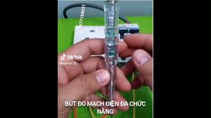 Bút thử điện đo mạch thông minh bút kiểm tra dây điện đứt ngầm- Chế độ 2 đèn báo