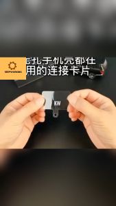 KW 1pc Transparent Phone Case Lanyard anti-lost Fixed Card Patch Tab