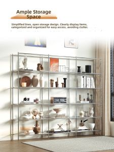 OUQI | Modern Luxury Stainless Steel Display Shelf