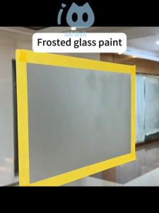 1s frosted glass QNS glass paint frosted glass paint window privacy film Anti peeping frosted paint provides good privacy protection and good lighting 玻璃磨砂漆