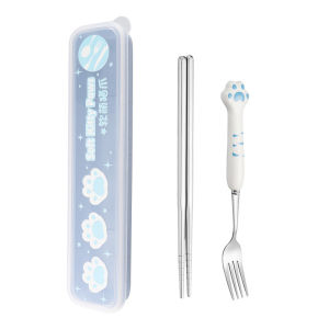 Hộp Cơm Microwavable Dung Lượng Lớn Thiết Kế Mèo