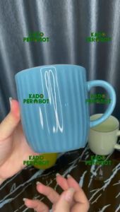 Mug Cantik Hotel - Mug Putih - Cangkir Keramik Cantik - Cangkir Estetik