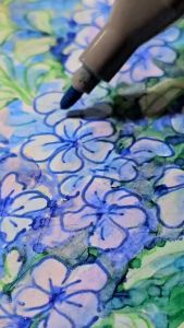 Sổ Giấy Vẽ Màu Marker Chuyên Dụng Deli - 30 tơ` 60 Trang 110gsm - Giấy cao cấp dày dặn dễ chồng màu tản màu -- VPP Bảo An