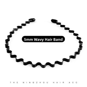 NING ZHOU | High Forehead Invisible Face Washing Big Wave Headband for Short Hair Transition