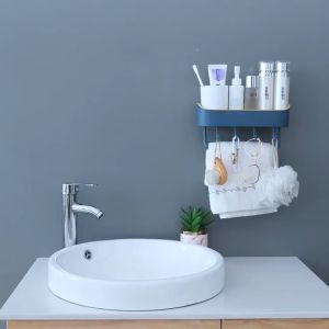 LILY PLASTIC HOLDER: Rak Gantungan Toilet & Rak Kamar Mandi Multifungsi