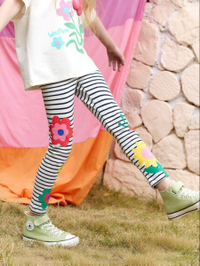 PPTOWN | Thin Elastic Casual Pants for Big Girls