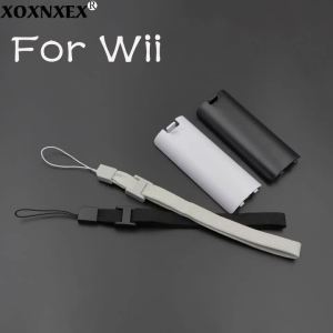 Battery Back Cover + Wrist Hand Strap For Wii Remote Controller Replacement Battery Door Lid