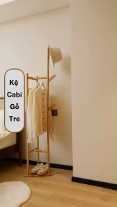 Cây Treo Quần Áo Gỗ Tự Nhiên Cao Cấp Phong Cách Hàn Quốc Hiện Đại Trang trí Nội Thất