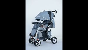 CS Mall : Luxury MarvyBaby Multifunctional 2 Way Facing Lightweight HY6601 Baby Stroller Folding with Enlarge front and rear wheel + Enlarge Sleeping Basket + Adjustable Backrest + Canopy + Front Suspension + Free 6 Gift