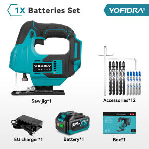 19mm Electric Jig saw Brushless Laser Saw Cordless Multifunction Woodworking Tool For Makita 18V Battery pins