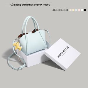 URCDN RDALVO | Túi Xách Tote Hình Mẫu Vải Litchi Mới Elegance