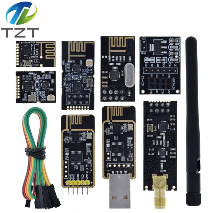 TZT NRF24L01+ 2.4G wireless data transmission module 2.4GHz NRF24L01 ...