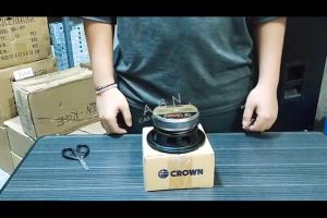 200 Watts Elite Series Woofer Speaker Crown EW-520